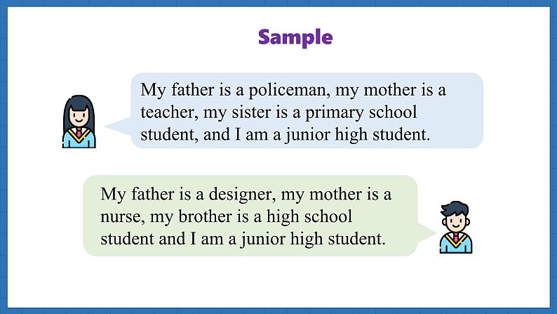 Unit 3 Family ties Lesson 1 Starting out+Reading (课件)--2024-2025学年外研版(2024)英语七年级上册07