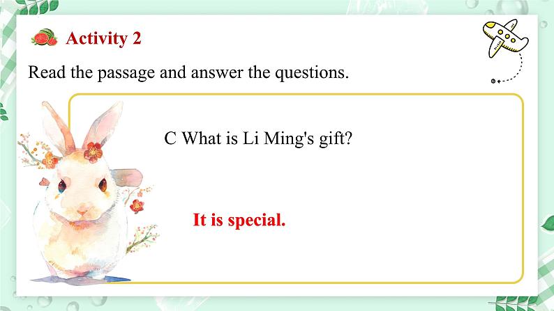 【核心素养】冀教版英语七年级上册 Unit 4 My family Lesson 4 A birthday card 课件07