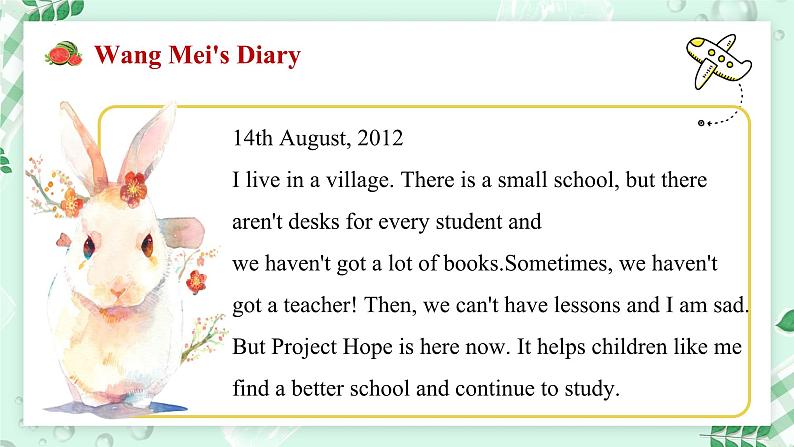 【核心素养】北师大版英语七年级上册 Unit 2 School Life Lesson 6 Reading Club(课件)04