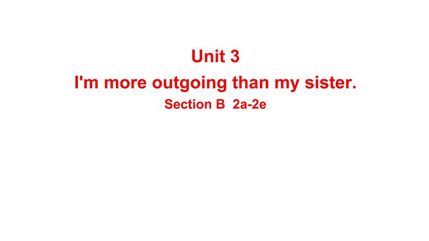人教版八年級(jí)英語(yǔ)上冊(cè)Unit3 SectionB 2a-2e課件第1頁(yè)