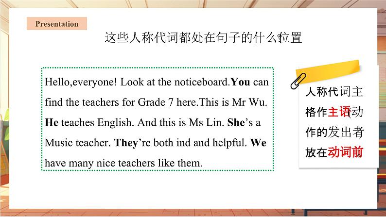 Unit 3 Welcome to our school.(第3课时)Grammar(课件)第5页