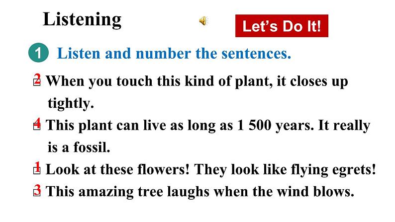 冀教版初中英语八下Unit 2 Lesson 11 Amazing Plants课件+教案+素材06