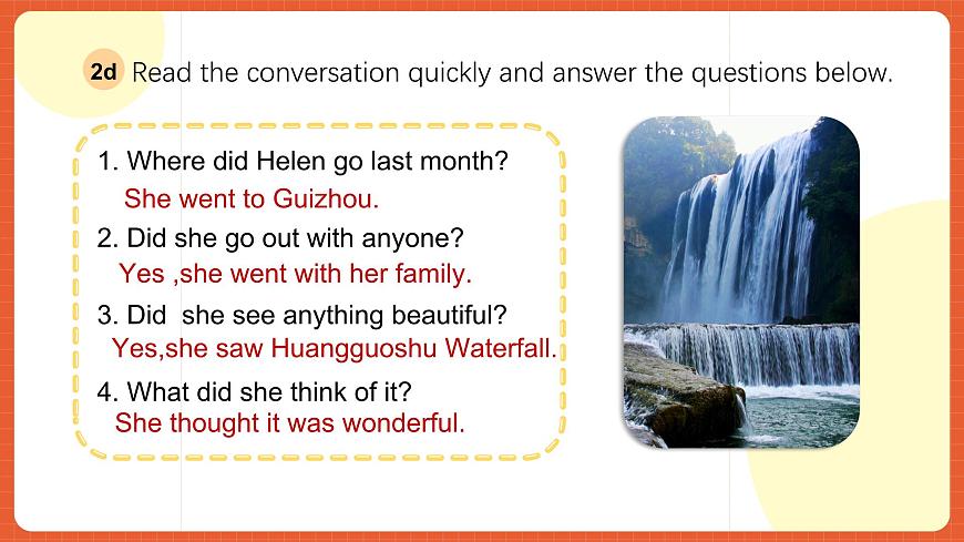 人教版八年級(jí)英語(yǔ)上冊(cè) Unit 1 第2課時(shí)《Section A (2d-3c)》課件第7頁(yè)
