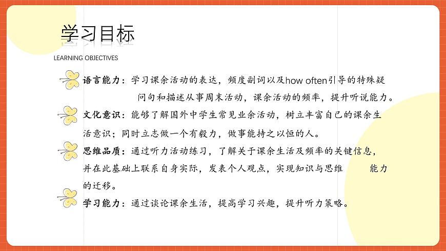 人教版八年級英語上冊 Unit 2 第1課時(shí)《Section A 1a-2c)》課件第3頁