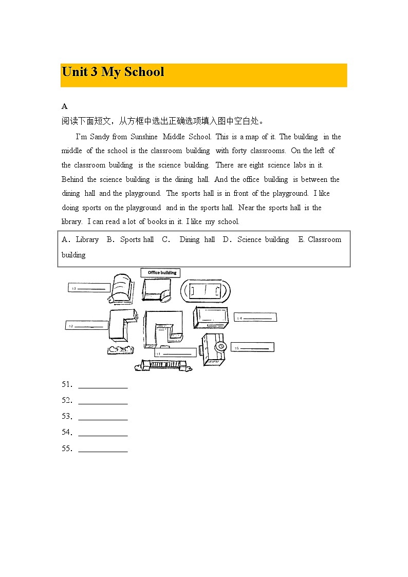 人教版(2024)七年级上册英语各单元短文填空练习题汇编(含答案解析)第3页
