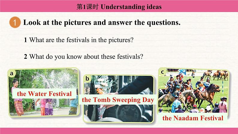 Unit 4 Time to celebrate Understanding ideas 课件 2024-2025学年外研版(2024)七年级英语上册第8页
