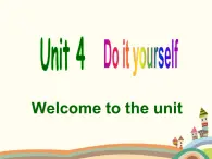 译林版英语八年级上册Unit 4 Do it yourself_(2)课件