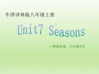 译林版英语八年级上册Unit 7 Seasons课件