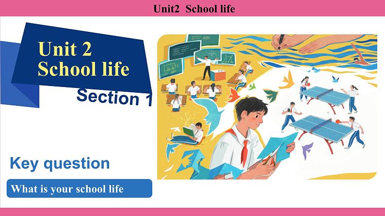 Unit2 School life Section1 课件-2024-2025学年沪教版(2024)七年级英语上册第1页