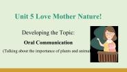 初中英语仁爱科普版（2024）七年级上册（2024）Unit 5 Love Mother  Nature!评课课件ppt