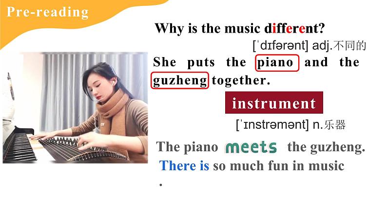 【优质公开课课件+教学设计】Unit2 More than fun starting out understanding idea Rock music meets the erhu(含音视频)新外研版七上英语02