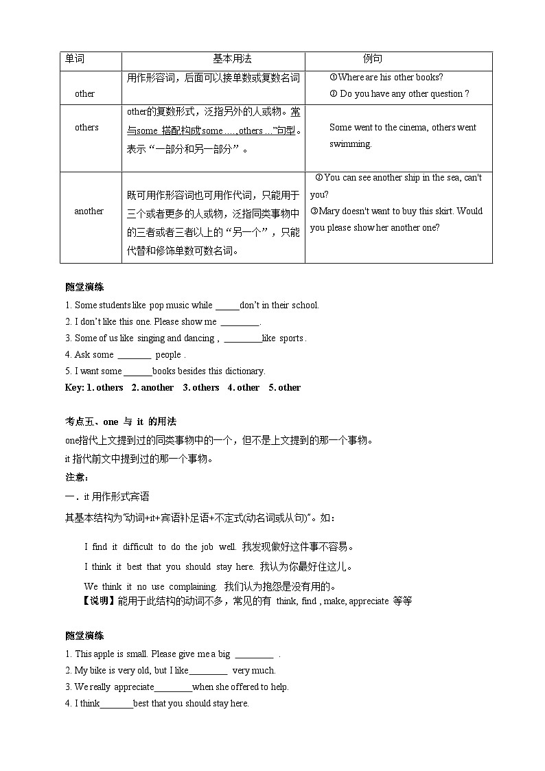 語法填空專項(xiàng)-02-代詞講義-2025年廣東省深圳中考英語專項(xiàng)第3頁