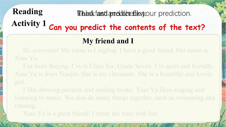 Unit 1 Let's Be Friends! Reading for Writing - 七年级英语上册同步课件(仁爱版2024)第8页