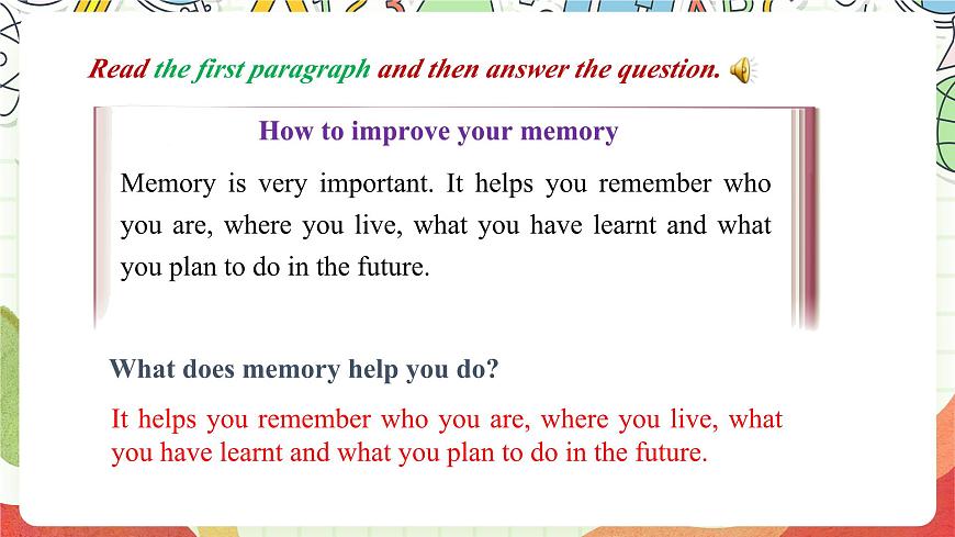 滬教牛津版(六三制三起)英語八上Unit 7 Memory More practice課件第7頁