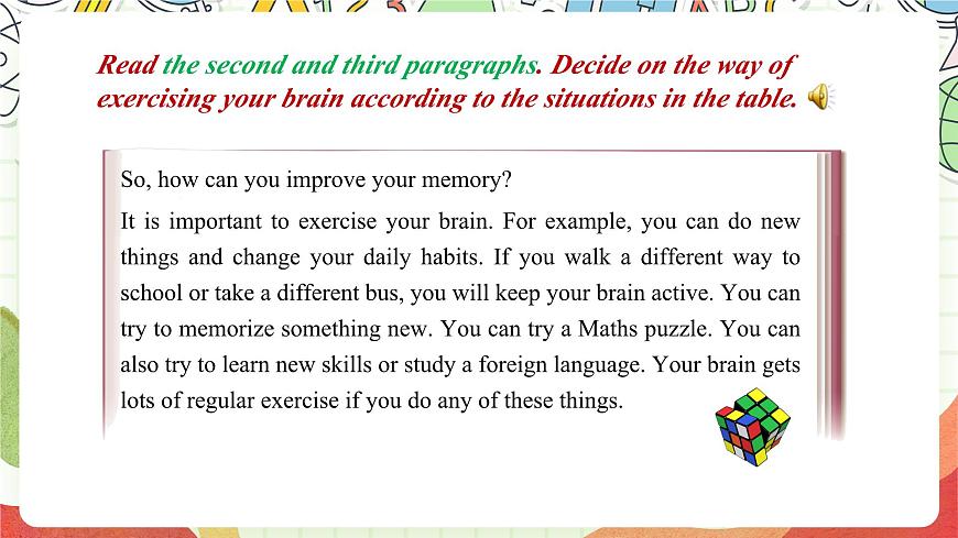 滬教牛津版(六三制三起)英語八上Unit 7 Memory More practice課件第8頁