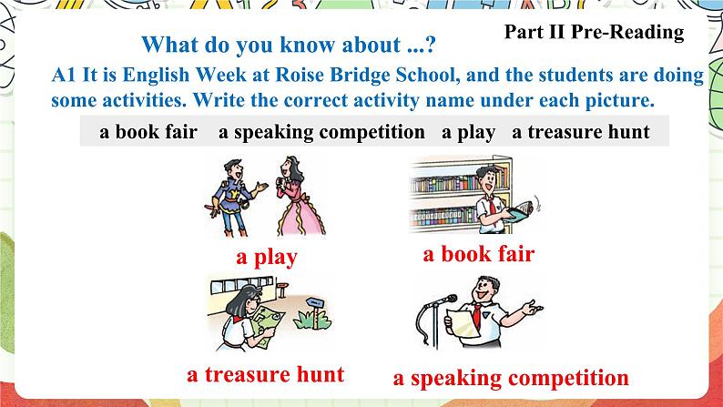 沪教牛津版(六三制三起)英语八上Unit 8 English Week Reading课件03