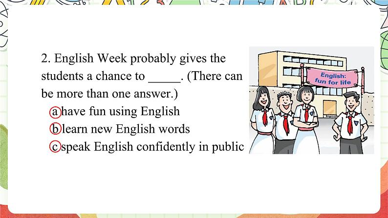沪教牛津版(六三制三起)英语八上Unit 8 English Week Reading课件06