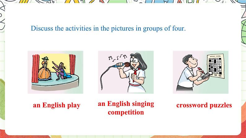 沪教牛津版(六三制三起)英语八上Unit 8 English Week Writing课件第8页