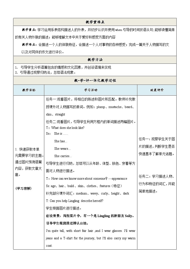 外研版英语八年级下册 Module 1 Unit 2《I feel nervous when I speak Chinese》课件+教案02
