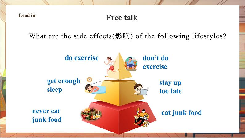 Unit 5 A healthy lifestyle(第5课时)Integration教学课件第4页