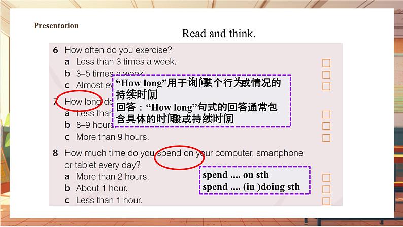 Unit 5 A healthy lifestyle(第5课时)Integration教学课件第7页