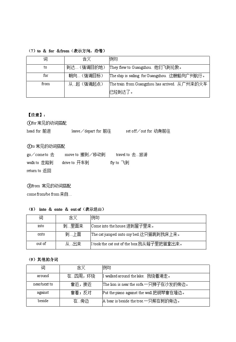 专题17 介词-备战2025年中考英语语法专项突破与提升训练第3页