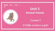 英语七年级上册（2024）Lesson 1 I'd like to have a pet!课文内容ppt课件