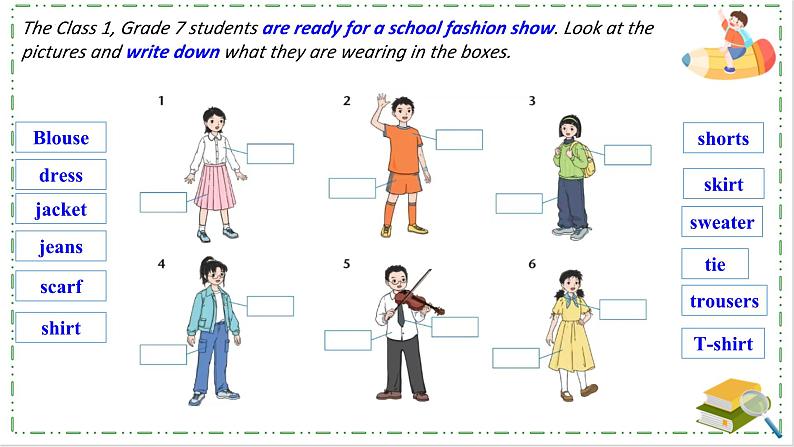 Unit6 My clothes, my style -Welcome to the unit 课件 2024-2025学年译林版(2024)七年级英语上册第5页
