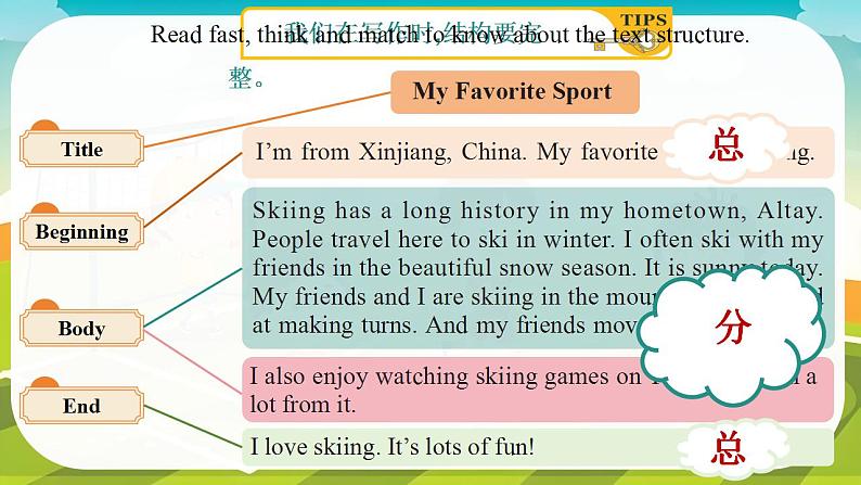 Unit 4 Fun in the Sun!Reading for Writing - 七年级英语上册同步课件(仁爱版2024)第6页