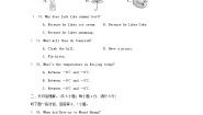 安徽省2024八年级英语上册 Module 10 The weather学情评估试卷（附答案外研版）
