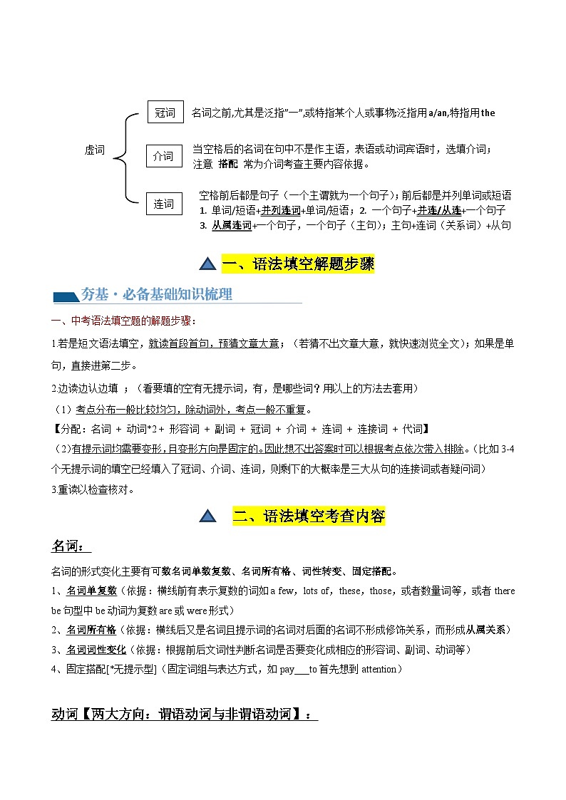 2025年中考英语一轮复习讲义第08讲 语法填空(解析版)第3页