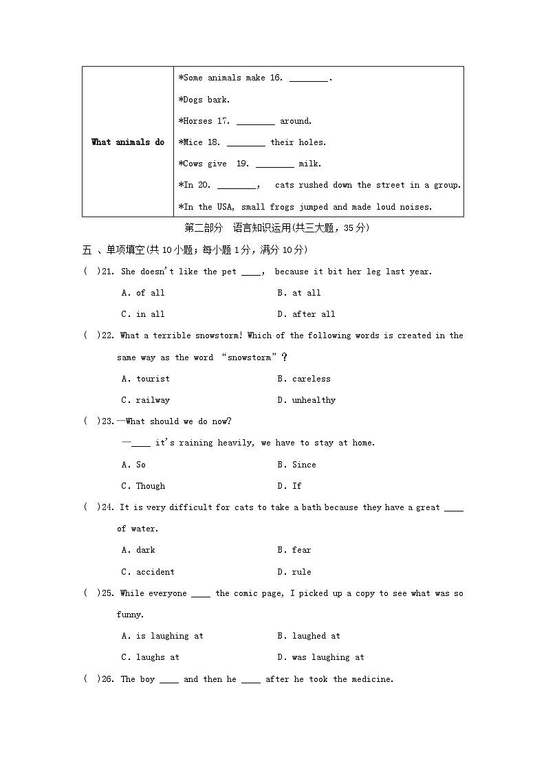 Unit 8 学情评估第3页