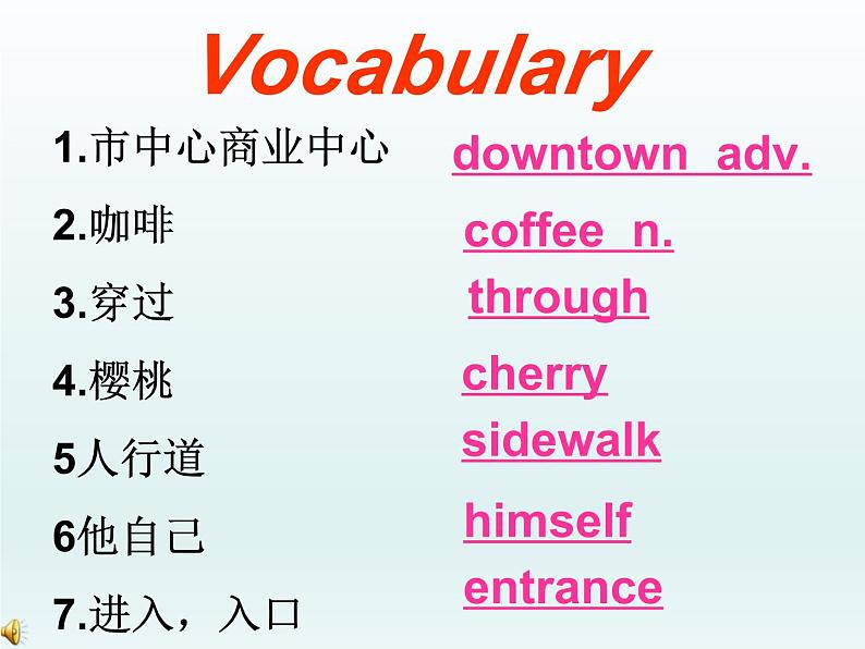 2024冀教版八上英语Unit 4 My Neighbourhood Lesson 21 Eat a Donut and Turn Right课件第3页