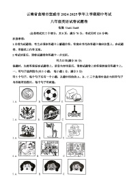 云南省曲靖市宣威市第一中学2024-2025学年八年级上学期期中英语试题（原卷版）