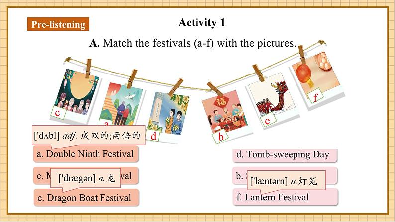 Unit 6 Celebrating the Big Days(第1课时)Listening & Speaking.教学课件第4页