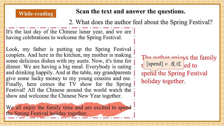 Unit 6 Celebrating the Big Days（第4課時）Theme Reading.教學(xué)課件 第8頁