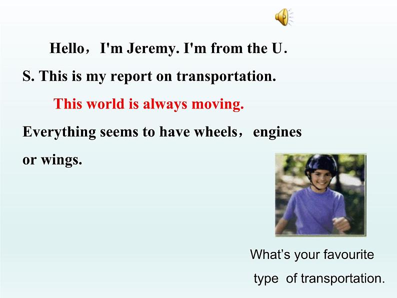 2024冀教版八上英语Unit 6 Go With Transportation Lesson 33 Life on Wheels课件05