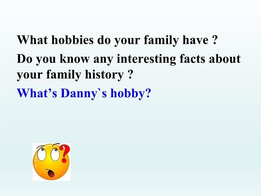 2024冀教版八上英語Unit 7 Enjoy Your Hobby Lesson 39 Danny's Hobby課件第3頁