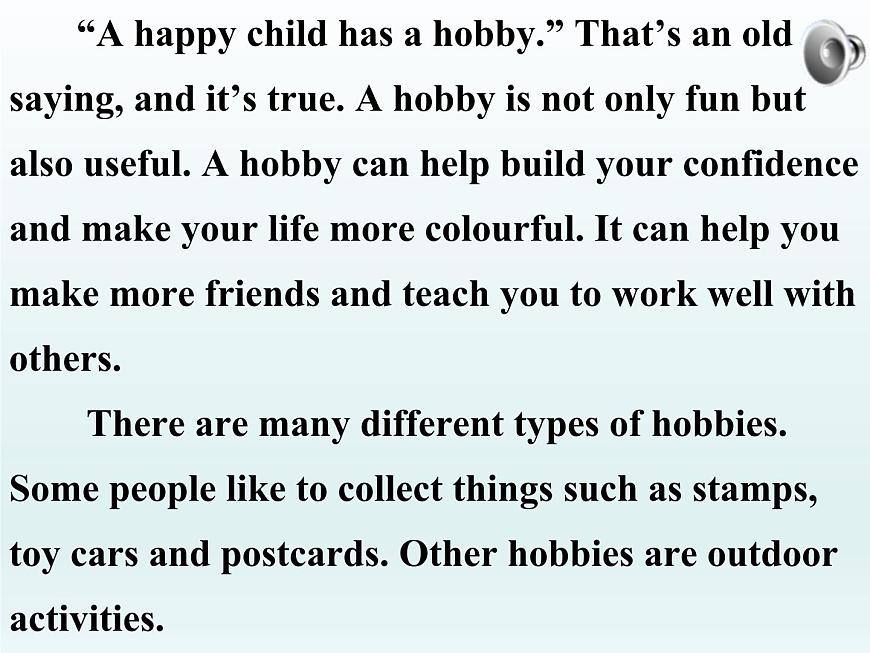 2024冀教版八上英語Unit 7 Enjoy Your Hobby Lesson 38 Hobbies Are Fun課件第5頁