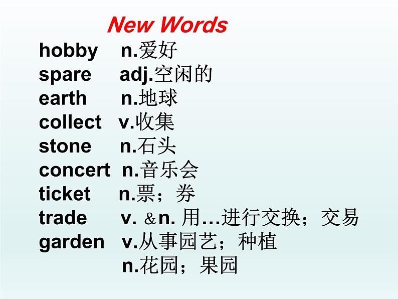 2024冀教版八上英语Unit 7 Enjoy Your Hobby Lesson 37 What's Your Hobby课件第4页