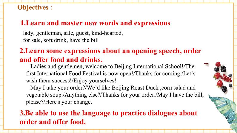 Unit 7 Food festival Topic 3 Section A第3页