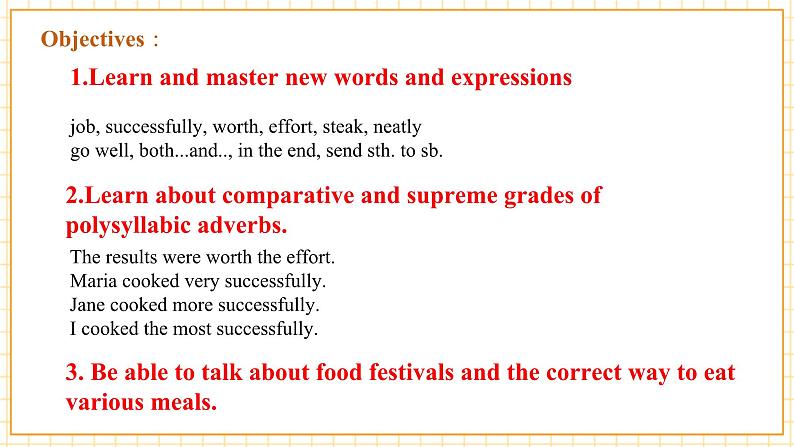 仁爱科普版英语八年级下册Unit7 Food festival Topic 3 Section C课件+单元整体教学分析+教学设计+素材03