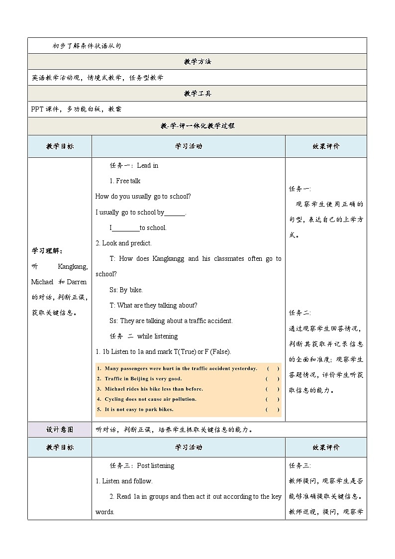 Unit 6 Topic 3 Section  A 教学设计第2页