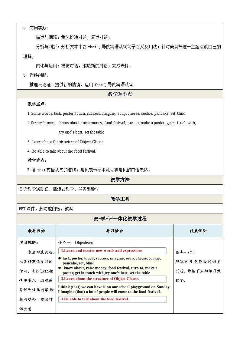 仁爱科普版英语八年级下册Unit7 Food festival Topic 1 Section A课件+单元整体教学分析+教学设计+素材02