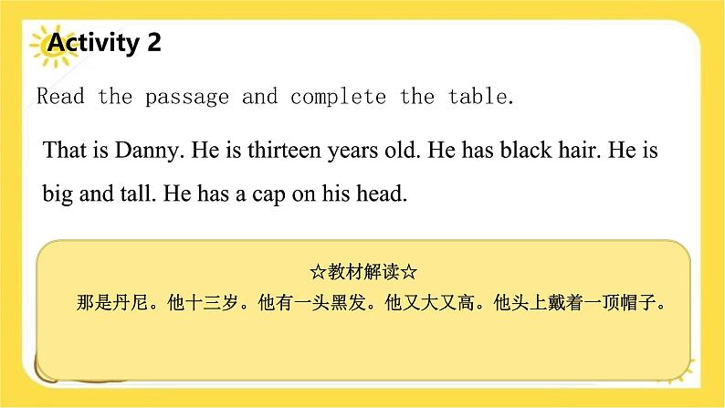 Unit 3 All about me Lesson 3 We all look different!课件-(冀教版2024)第6页