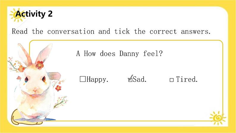 Unit 3 All about me Lesson 2 How do you feel 课件-(冀教版2024七年级上册英语·)第6页