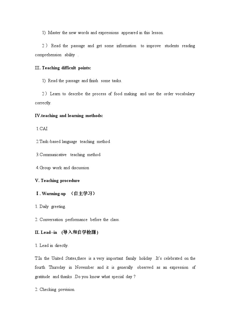 人教版八年级英语上册 Unit 8 How do you make a banana milk shake? Section B 1 2a-2e 教案02