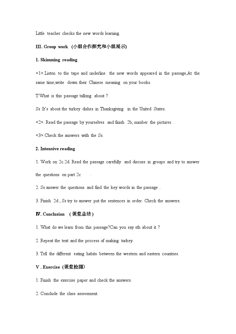 人教版八年级英语上册 Unit 8 How do you make a banana milk shake? Section B 1 2a-2e 教案03