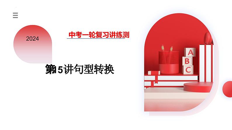 第15讲 句型转换(课件)- 2024年中考英语一轮复习课件(全国通用)第3页