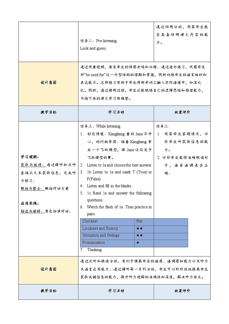 Unit 4 Amazing Science Topic 1 Section A 教学设计第3页